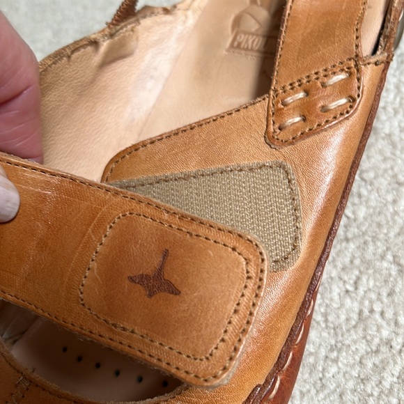 Vintage 90’s Pikolinos casual two-tone leather clogs. Size EU38/US7.5 fits 8 - Picture 6 of 7